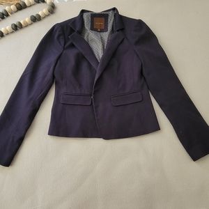 The Limited Collection Womens Blazer Gray Long Sleeve Lined Pockets 2 Button S
